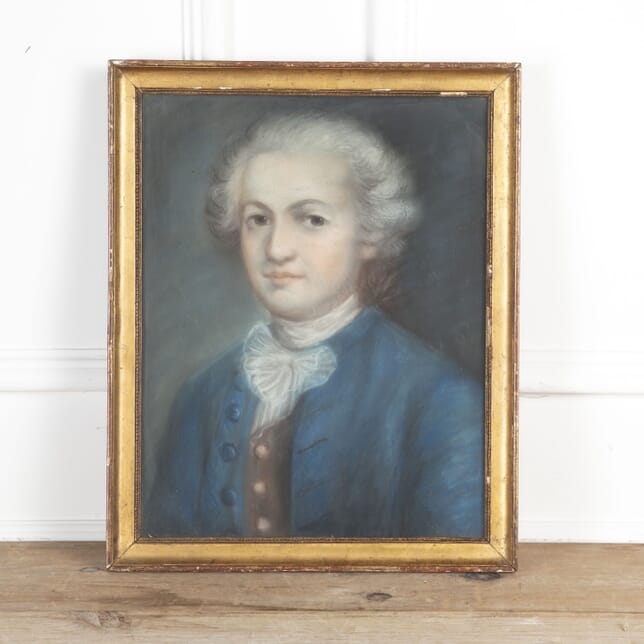 Late 18th Century French Pastel Portrait WD3722122