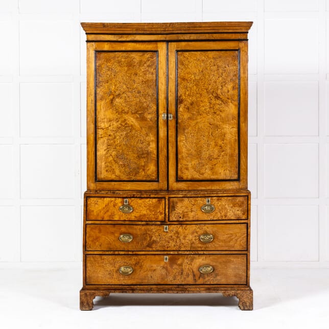 Late 18th/Early 19th Century Sycamore Linen Press CU0630646