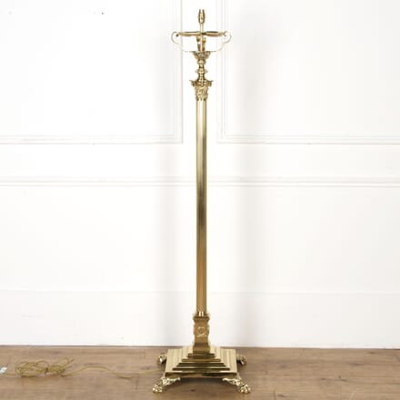 Late 19th Century Brass Standard Lamp LF9617904