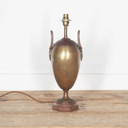 Late 19th Century Brass Vase Shaped Table Lamp LT7032752