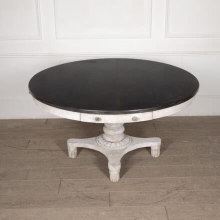 Late 19th Century English Painted Drum Table TC8428477