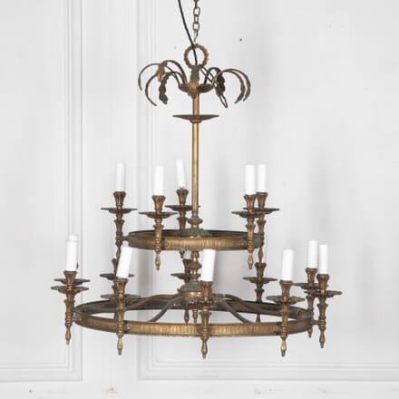 Late 19th Century French Gilt Chandelier LC4828677
