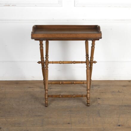 Late 19th Century Oak Butlers Tray on Stand CO8223728