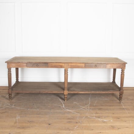 Late 19th Century Oak Drapers Table BK3432313