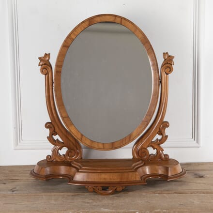 Late 19th Century Satinwood Dressing Table Mirror MI8826905