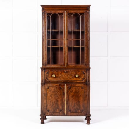 Late Regency Period Mahogany Secretaire Bookcase DB0630665