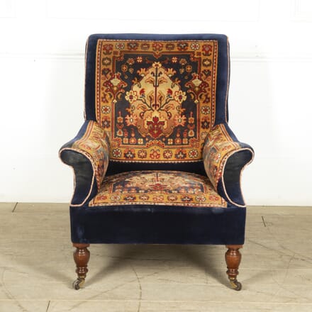Late 19th Century Carpet Armchair CH7023833