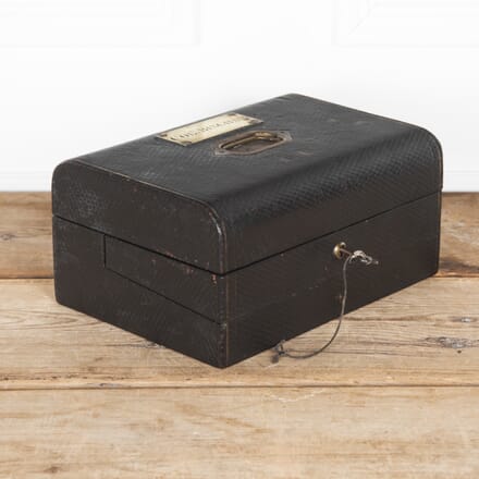 19th Century Leather Campaign Writing Box DA6226292