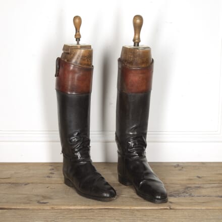 Pair of 1930s Leather Hunting Boots DA1320274