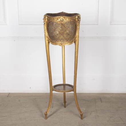 Louis XV Revival Caned Jardiniere Stand OF1523622