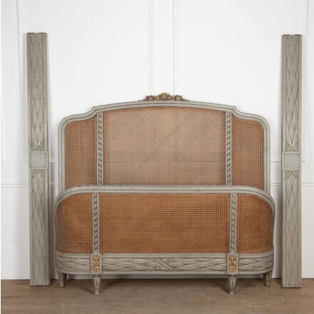 Louis XVI Style Early 20th Century King Size French Bedstead BD3427201