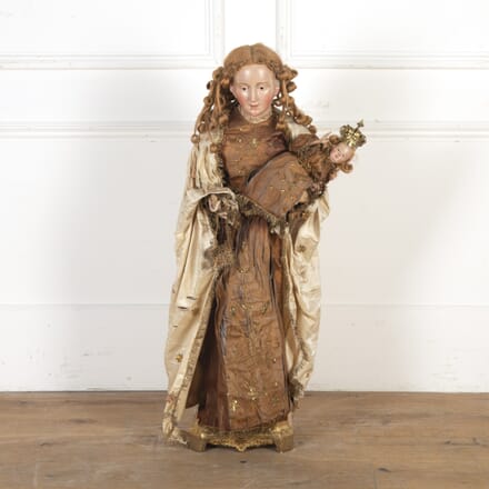 18th Century Madonna and Child Figure DA5519842