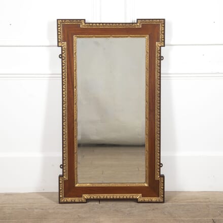 19th Century English Mahogany Framed Mirror MI3021777
