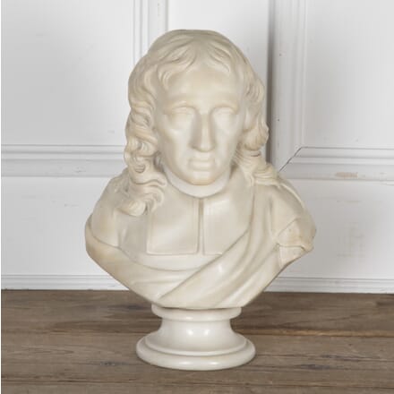 19th Century Marble Statue of John Milton GA4623766