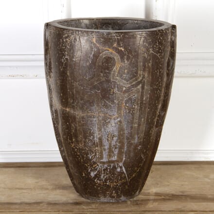 North African Carved Stone Vase DA3718060