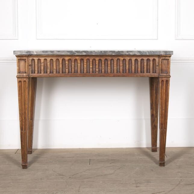 19th Century French Marble Top Console Table CO5222512