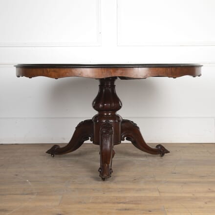19th Century Marquetry Centre Table TC7323490