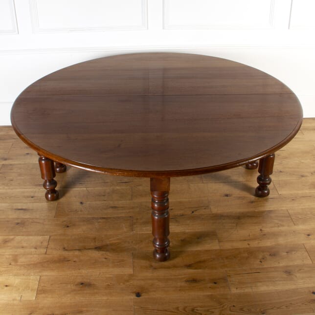 French 19th Century Walnut Round Table TD0317182