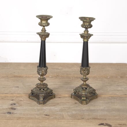 Matched Pair of French Restoration Candlesticks DA1524781