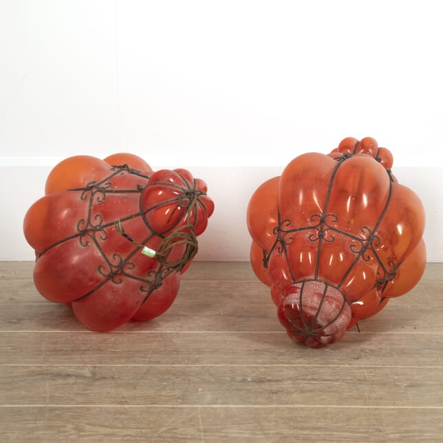 Pair of Large 1950s Murano Cage Lanterns LL2914979