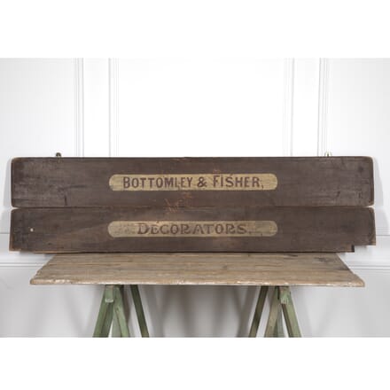 19th Century Bottomley and Fisher Decorators Sign DA9921563