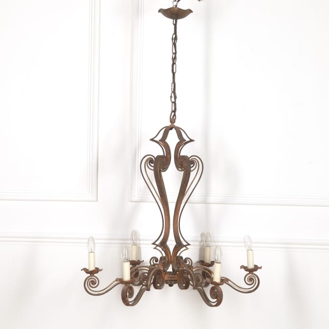 Large French Metal Chandelier LC2016650