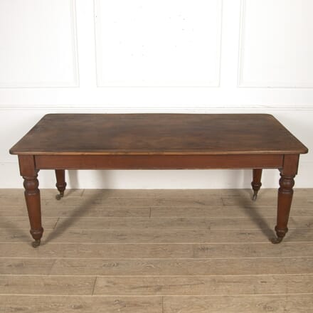 Mid 19th Century English Mahogany Farmhouse Table TD8819493