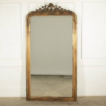 Mid 19th Century Large Gilt Framed Mirror MI8427939