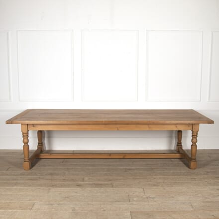 Mid 20th Century Large Pine Refectory Table TD8819495