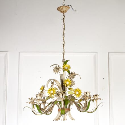 Mid 20th Century French Painted Chandelier LC5717931