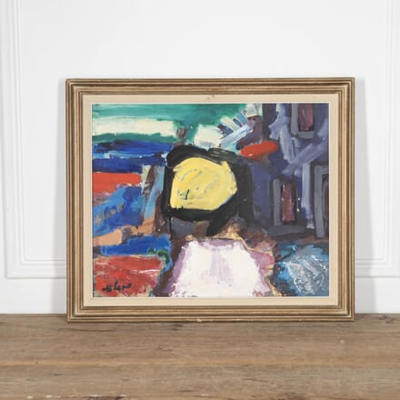 Mid-Century Abstract Composition Painting WD3029795