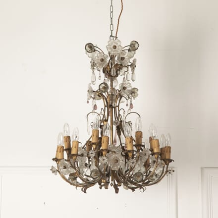 Mid Century Chandelier with Gilt Frame LC4812928