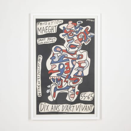 Mid-Century French Jean Dubuffet Poster WD2933601