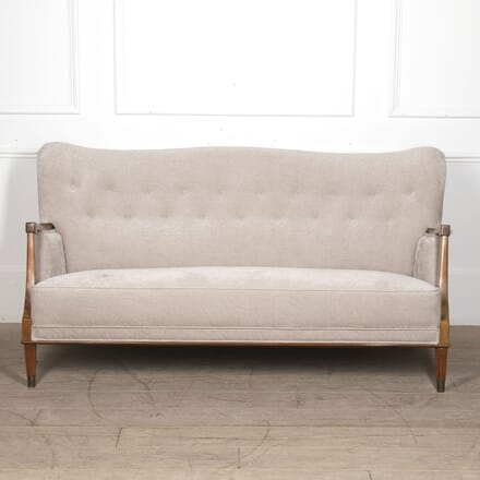 20th Century Swedish Curved Back Lounge Sofa SB6421878