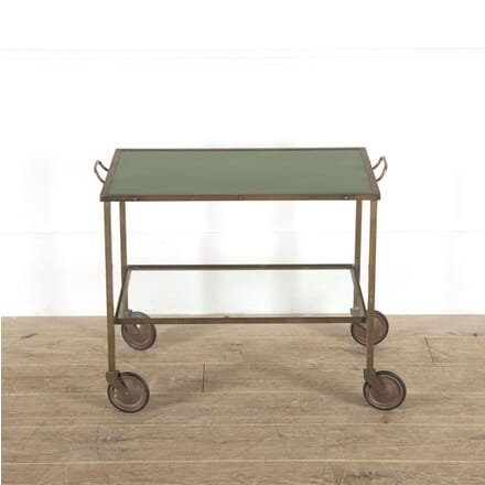Modernist Brass and Glass Drinks Trolley TS7814478