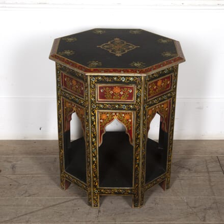 19th Century Painted Hexagonal Table CT1523580