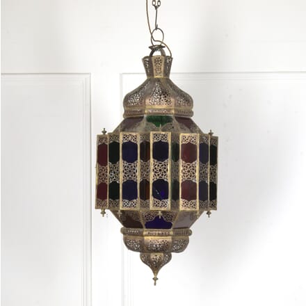 Moroccan Stained Glass Lantern LL4820043
