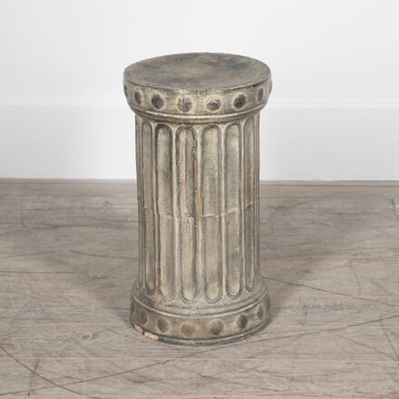 20th Century Italian Glazed Terracotta Pedestal BK1528780