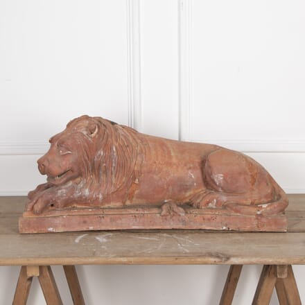 Neo Classical Terracotta Lion after Canova GA7127414
