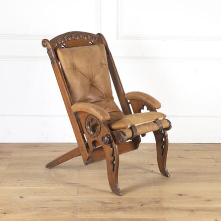 Oak Colonial Campaign Chair CH8013780