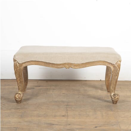 20th Century French Upholstered Oak Stool ST8024506