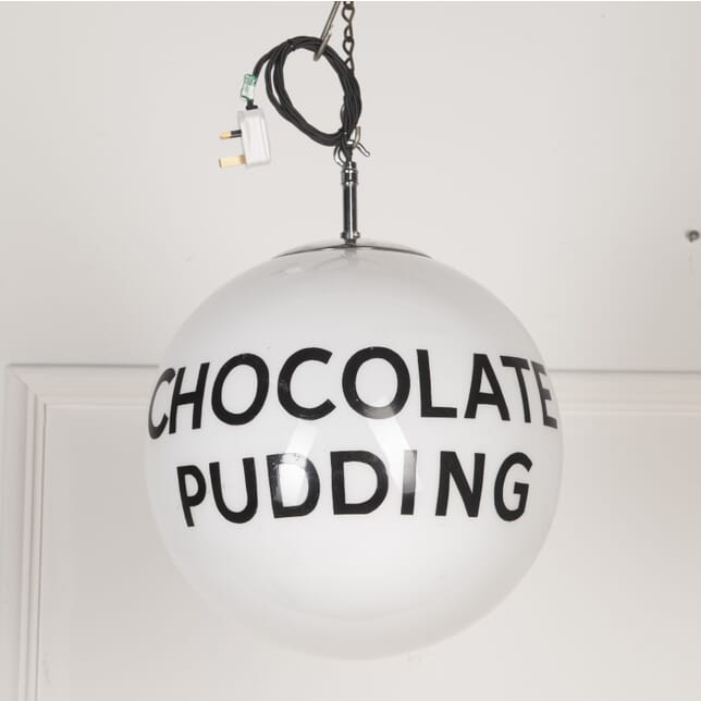 Opaline Glass "Chocolate Pudding" Pendant Light LL5322248