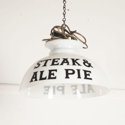 Opaline Glass Steak and Ale Pie Light LL5318461
