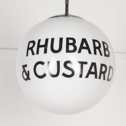 Opaline Glass "Rhubarb and Custard" Pendant Light LL5322246