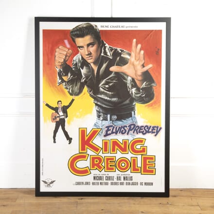 Original Mid-Century French Elvis Movie Poster WD8718136