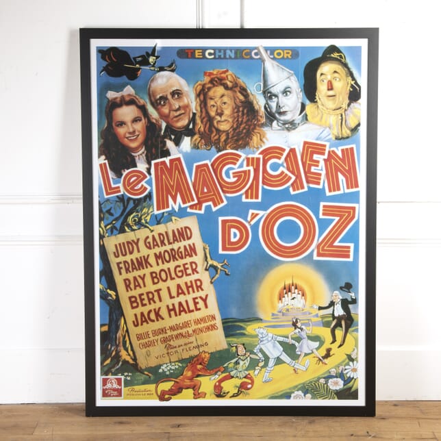 Original Mid Century Wizard of Oz French Film Poster WD8718135