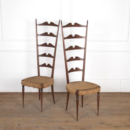 Pair of 20th Century Italian Chairs by Gio Ponti CH4622374