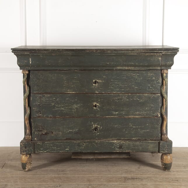 Painted Commode with Snake Detailing CC1114460