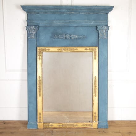 French Painted Trumeau Mirror MI7316285