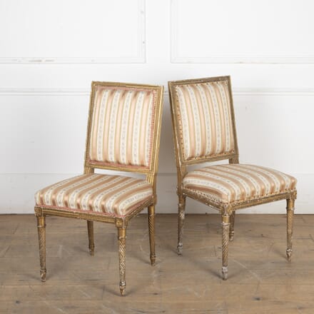 Pair of 19th Century Giltwood Side Chairs CH0324408